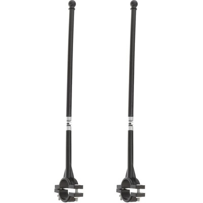 2Pcs Bike Lenker Fahnenmasten Radfahren Display Fahnenmast Kinder Halterungen