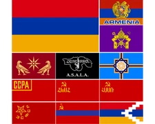 Armenia Flag Artsakh Republic Nagorno Karabakh Soviet USSR Polyester 2x3 or 3x5