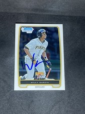 Willy Garcia 2012 Bowman Chrome Prospects #BCP168 Pittsburgh Pirates Signed Card