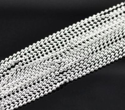 LOTTO ALL'INGROSSO 100 CATENE A SFERA 2,4 Mm 30" 76CM 30 - Foto 2