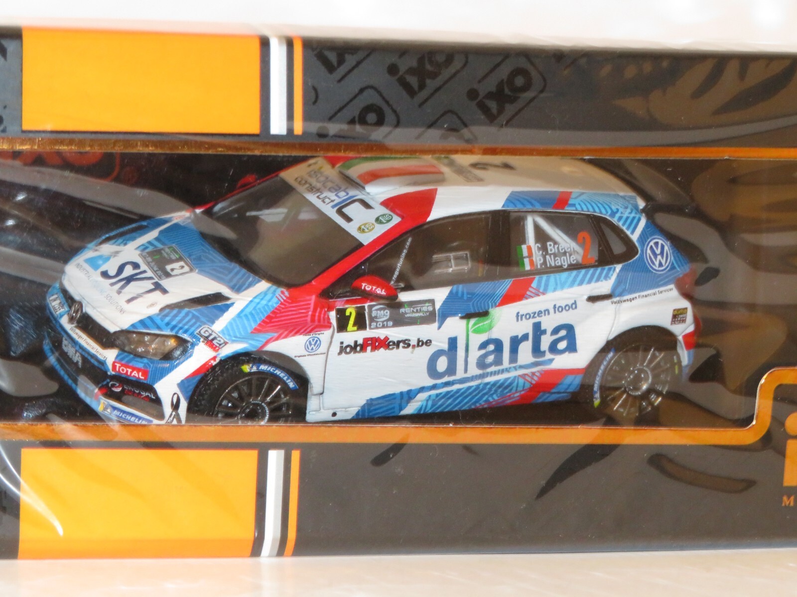 1/43 Volkswagen Polo GTi R5   Winner Rally Ypres Belgium 2019 #2 C.Breen