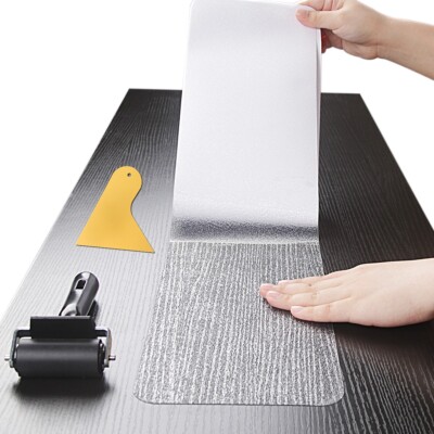 6''x30'' Stair Treads Non-Slip Strips Indoors Clear Safety Anti Slip Step Grip Tap