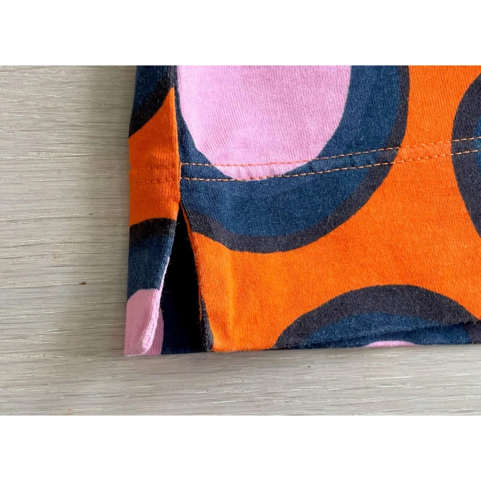 Camisa vintage MARIMEKKO, top naranja a lunares, talla S - Imagen 4 de 4