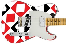 Guitar Skin Axe Wrap Re-skin Bass Electric Reface Music Spade Deuces Wild 996