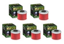Hiflofiltro Oil Filters x5 Fits HONDA CRF250R CRF250RX CRF250X (2004 to 2025)