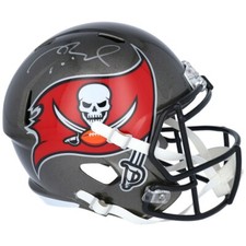 Tom Brady New Tampa Bay Buccaneers Autographed Riddell Replica Football Helmet