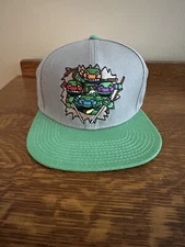 TMNT Teenage Mutant Ninja Turtles Bioworld Nickelodeon Snapback Cap Hat