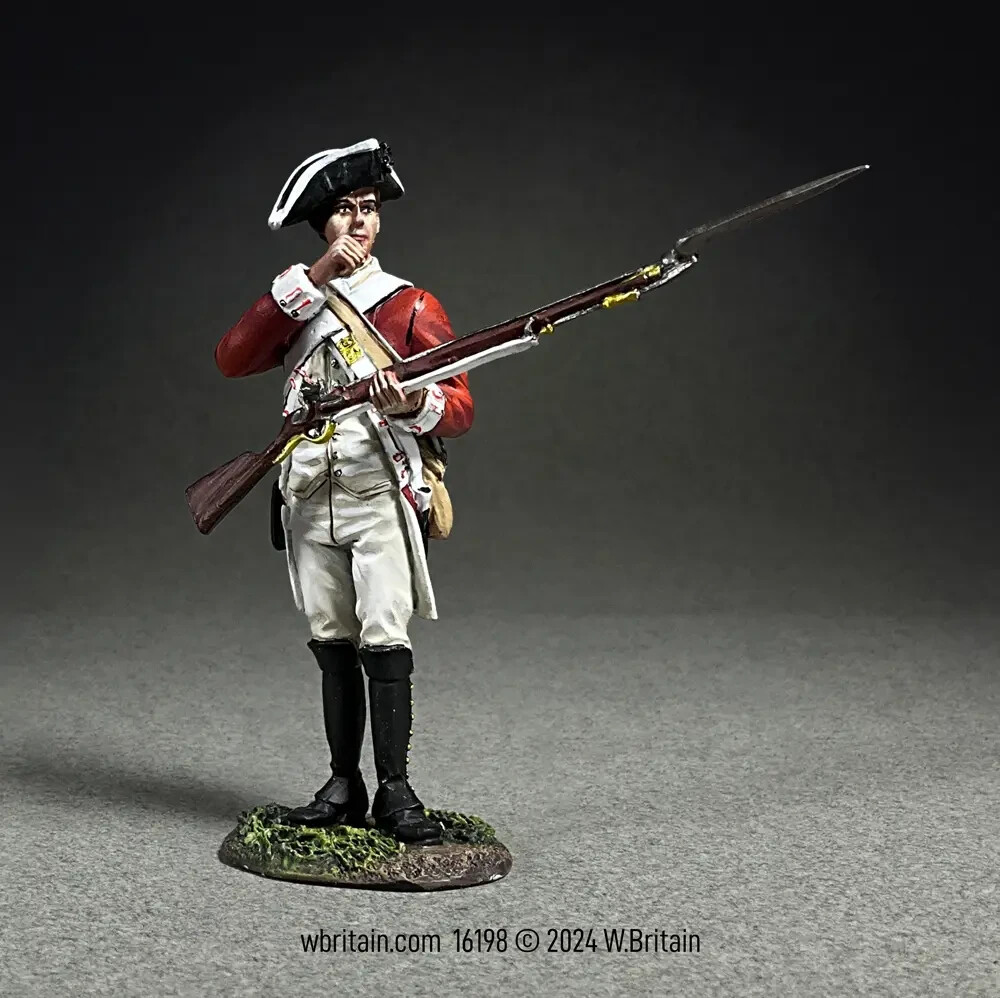 BRITAINS SOLDIERS 16198 - British 43rd Regiment of Foot, Tear Cartridge, 1780