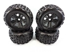 Arrma Kraton 6s BLX dBoots Copperhead 2 Tires / Black 17mm Wheels Outcast Talion