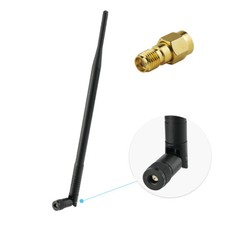 5dbi 4G LTE Rubber Duck Antenna SMA With SMA Male to Female Adapter 4G Router