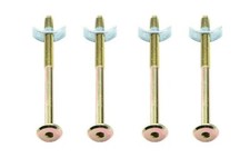 M6 Half Moon Threaded Washers With Furniture Connecting Bolts For Bunk Beds Cots