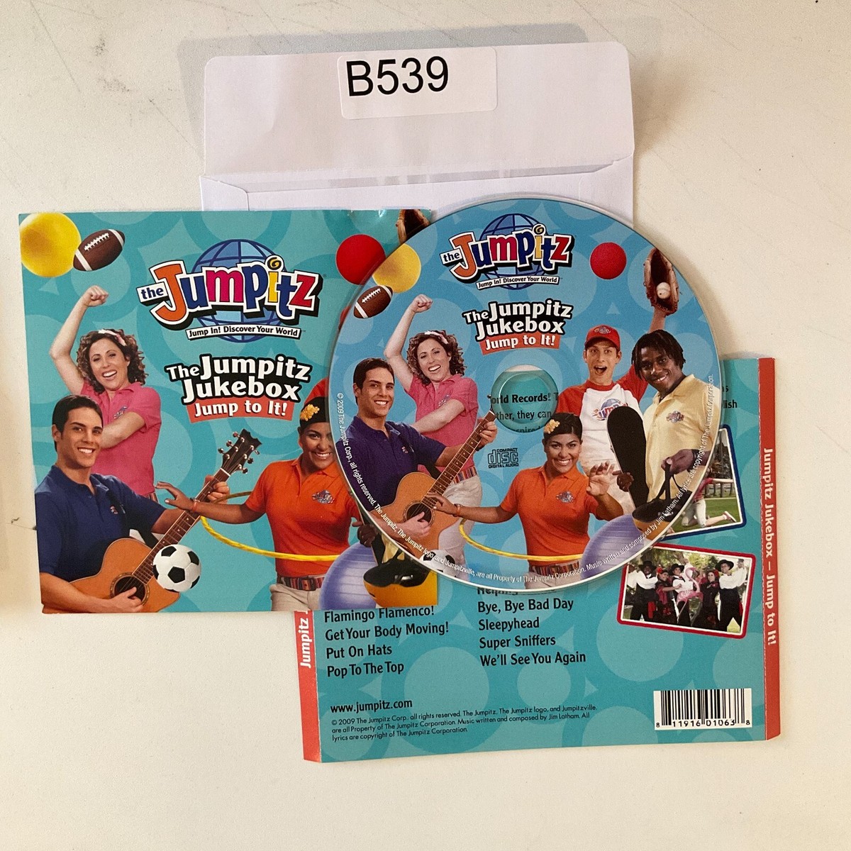 Jumpitz Jukebox-Jump to It! by Jumpitz (CD, 2009) No Case No