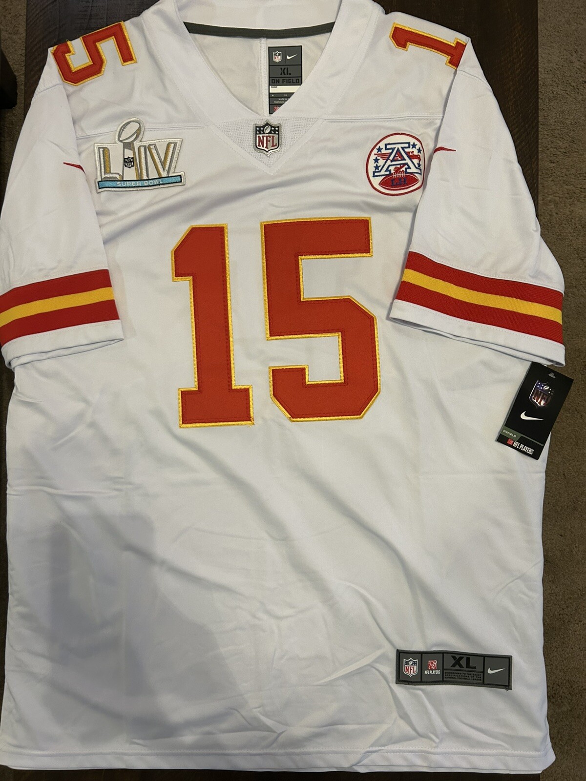 Super Bowl LIV Kansas City Chiefs Patrick Mahomes Replica Jersey. NEVER WORN