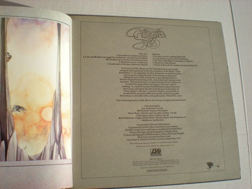 Yes lp Fragile 1971 UK Atlantic 2401 019 Red Plum Vinyl Booklet VG+ ORIGINAL - Picture 5 of 7