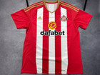 Sunderland Home 2016/2017 Adidas Home Football Shirt Size XL