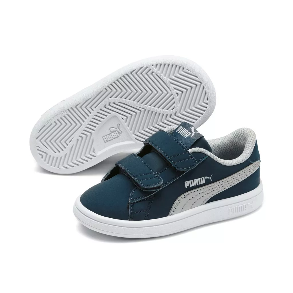 Puma Smash v2 Buck V Inf Low Top Kinder Schuhe Sneaker 365184