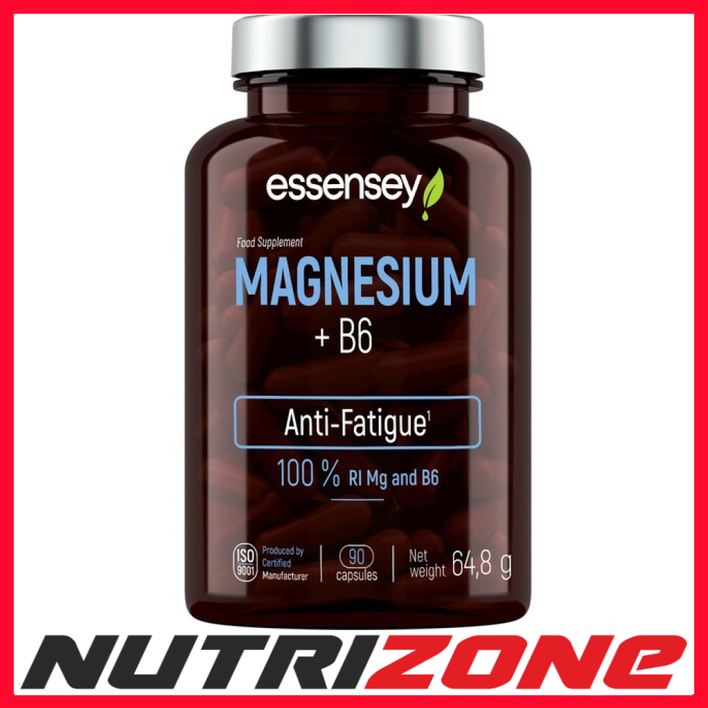 Essensey Magnesium + B6 Energy & Fatigue Reduction - 90 caps