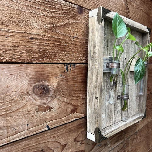 Plant Propagation Station Rustic Reclaimed Wood Farmhouse Gift 12X13.25 Wall Art - Picture 4 of 9