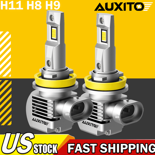 AUXITO H11 LED Headlight Kit Low Beam Bulb Super Bright Bulbs Free Return 2~10X - Picture 16 of 28