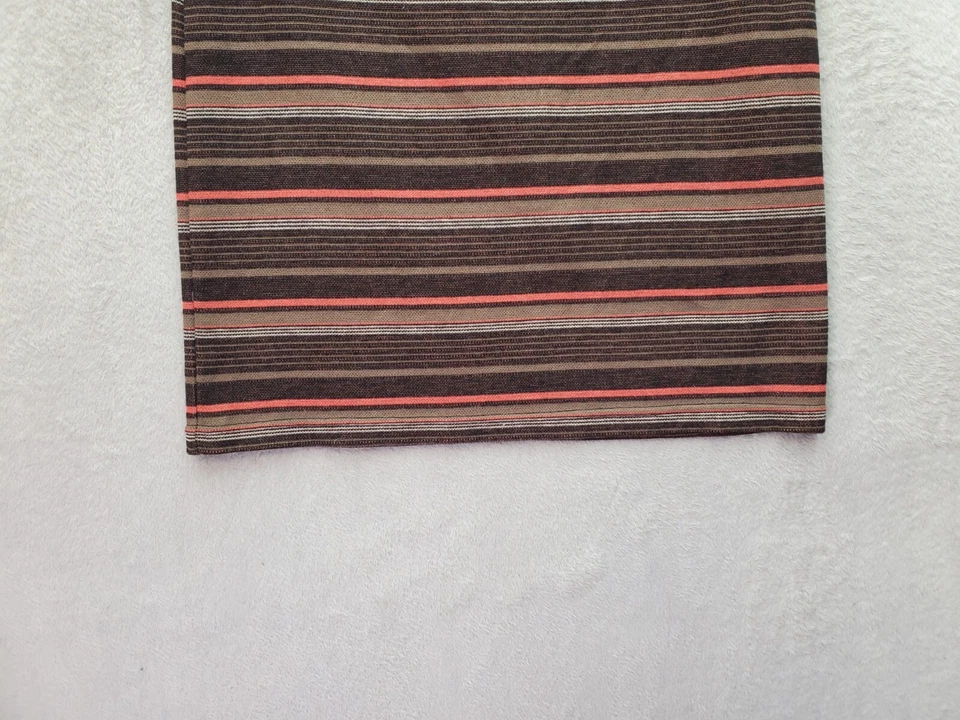 Женские прямые юбки и юбки-карандаши Free People маленькие коричневые в полоску эластичные на талии - Изображение 3 из 4