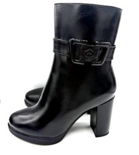 scarpe stivali donna Solo soprani tronchetto con tacco nero