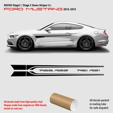 Roush Stage1 Stage2 Door Decals Set For Ford Mustang 2015 - 2020