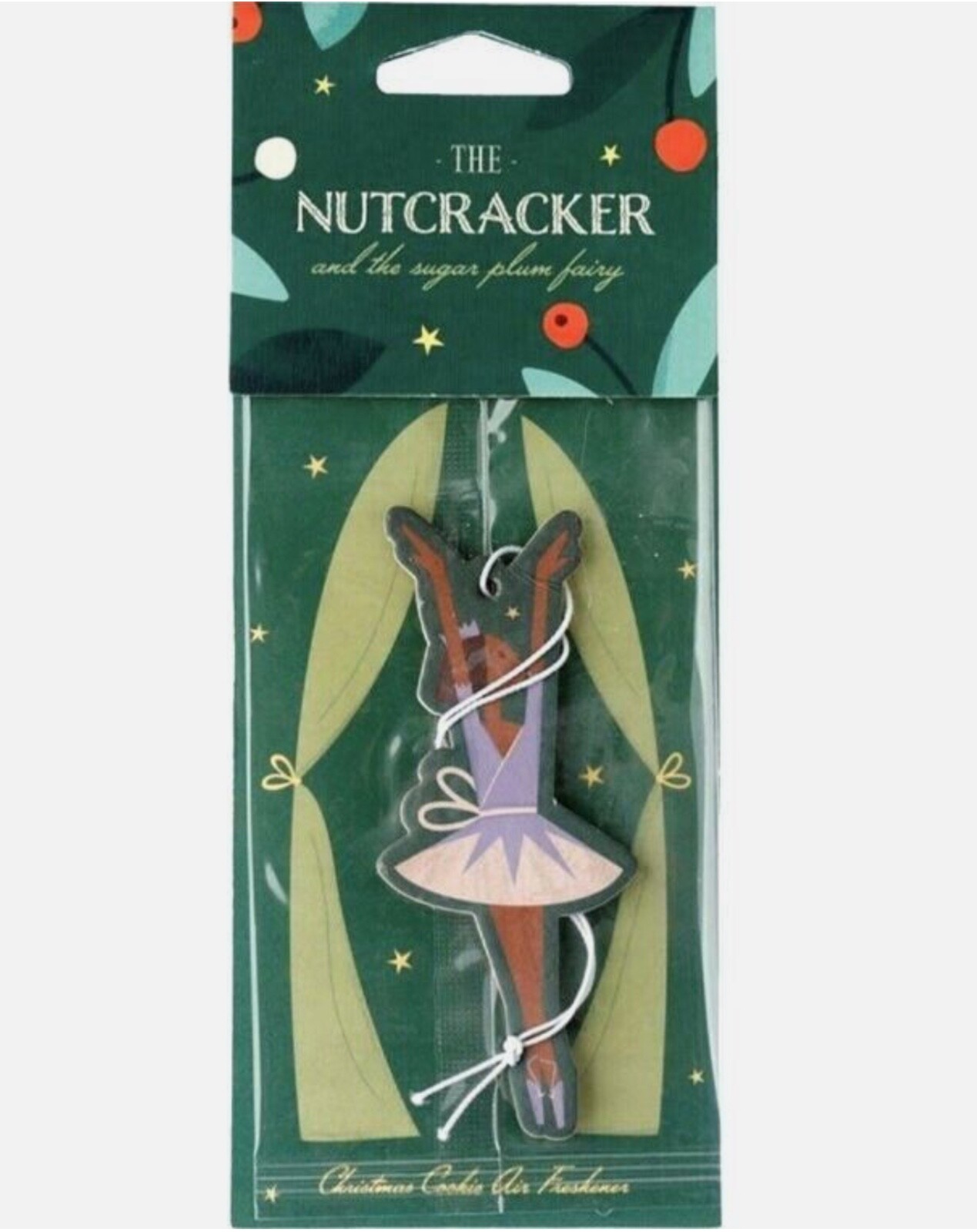 Christmas Fairy Nutcracker Cookie Sugar Plum Car Air Freshener, Tree Decoration