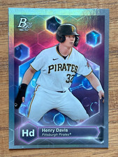 2022 BOWMAN PLATINUM BASEBALL HENRY DAVIS PRECIOUS ELEMENTS Hd CARD No. 23