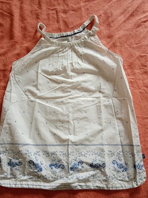 Gilet Ou Cardigan Okaidi Blanc Pour Fille 4 Ans - 100% Coton, Excellent état Occasion