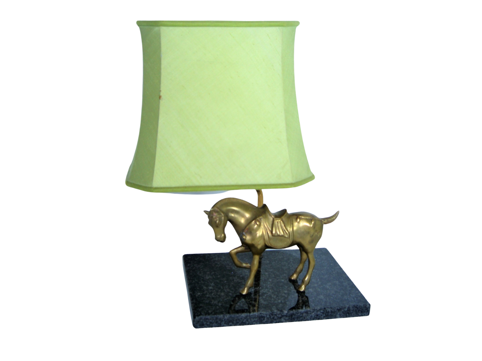 Table lamp, equestrian, bronze sculpture, Baroque style, antique, unique-image