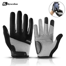 Summer Cycling Gloves Full Finger Touch Screen for Women Men Breathable Non-slip
