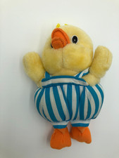 Vintage 1991 AMERICAN GREETINGS Feathers Plush Baby Chick Duck Easter 7" Toy