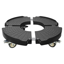 Image of Heavy Duty Extendable Plant Caddy Trolley with Wheels – Large Rolling Pot Stand