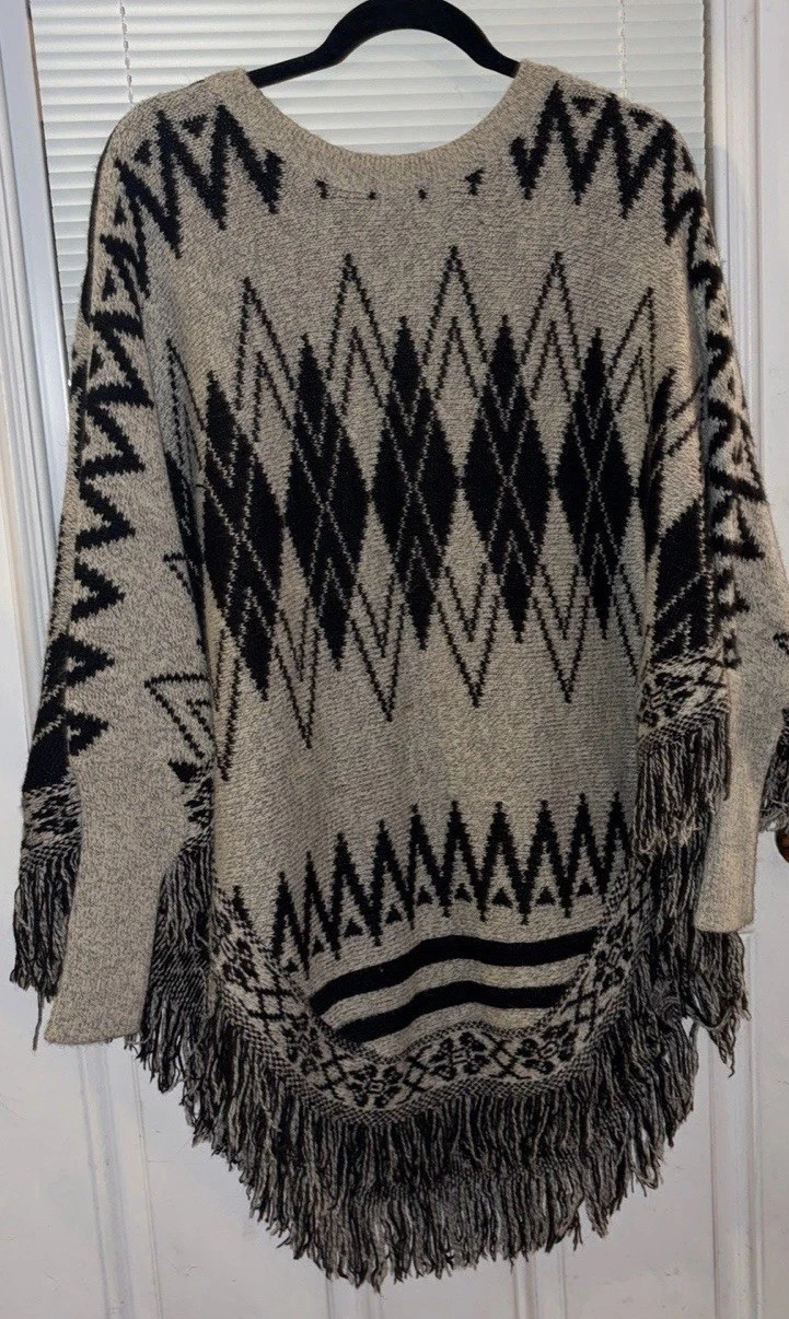 Poncho Sweater by Color Swatch