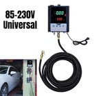 85~230V Wall-Mounted Car Tyre Inflator Preset Pressure Tire Inflation Tool New