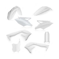 Acerbis Plastiksatz Kit Kawasaki KXF 450 2018 USA Weiss Plastik-Set