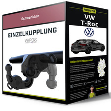 Schwenkbare Anhängerkupplung für VW T-Roc 11.2017-jetzt Typ A11 / D11 VAPOS NEU