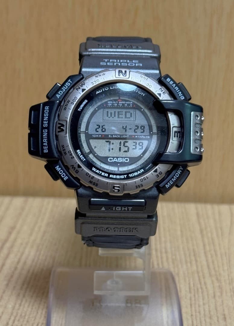 CASIO PROTREK プロトレック【PRT-40】 CASIO PRO TREK PRT-40 Stardust Lovers Triple Sensor Vintage