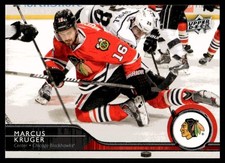 2014 Upper Deck Hockey Marcus Kruger 42 Chicago Blackhawks