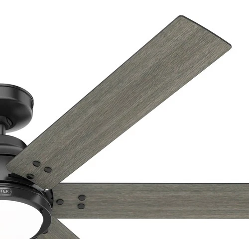 60" Hunter Gravity Matte Black LED Smart Ceiling Fan - Picture 3 of 6