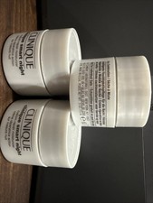 3x Clinique Smart Night Custom-Repair Moisturizer For Dry Combination 0.5oz/15ml