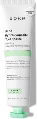 Boka Fluoride Free Toothpaste, Nano Hydroxyapatite Toothpaste, Appropriate for S
