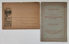 antique McINTOSH STEREOPTICON CO chicago il CATALOG w COVER of slides