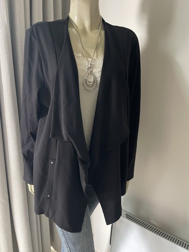 FELLA HAMILTON Jacket Sz 16 Black - BUY Any 5 Items = Free Post