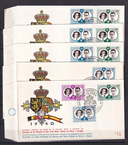 [LG78573] Belgium N°1169/1171FDC Royalty First Day Cover COB € 30,00 SUPERB