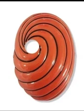 Naruto Akatsuki Tobi Uchiha Mask Helmet Anime Costume Prop Size9" x 6.5"