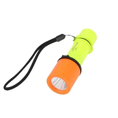 Lampe de Poche Plong��e LED Compacte Couleur Vert 150g avec Bracelet pour S��cur - Photo 1/4