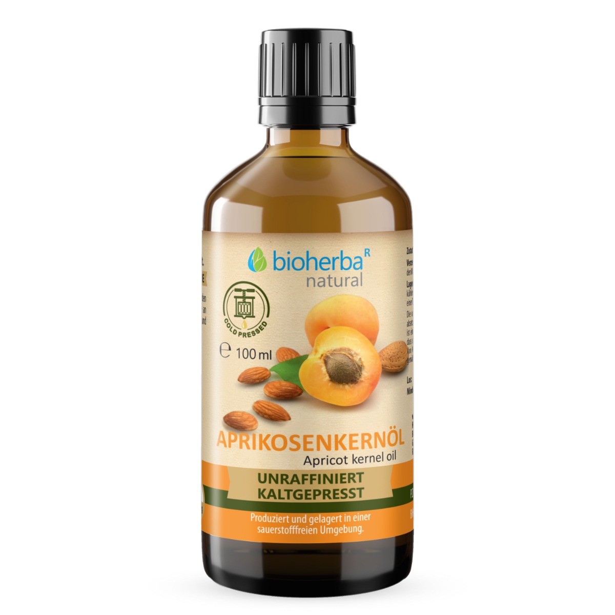 Aprikosenkernöl kaltgepresst – Natürliches Aprikosenöl 100 ml