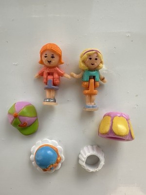 Vintage 1996 Polly Pocket Fashion Friends Ankleidezimmer fast komplett Set