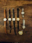 Vintage Watch Lot Automatic Watches (Gruen,Caravelle,Timex, Spartan) See Descr.